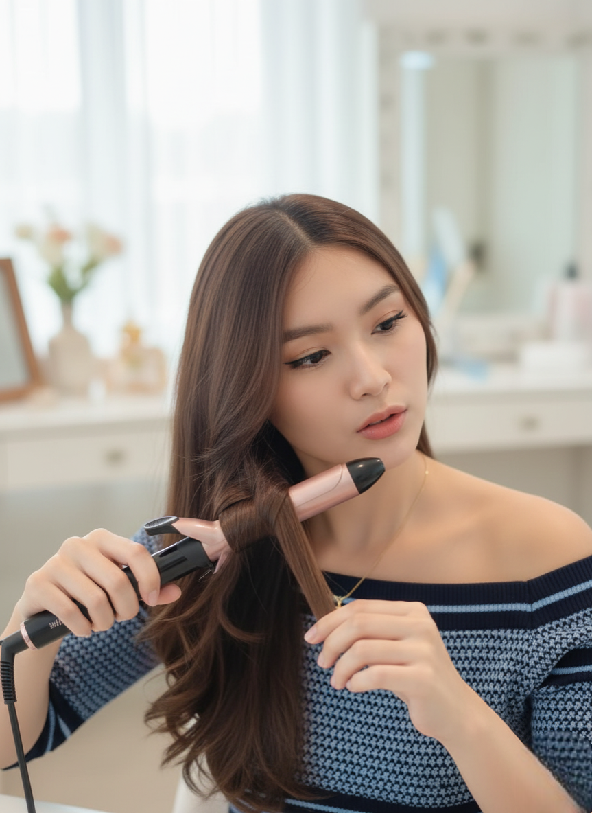 Mulliner Professional Hair Curling Iron
